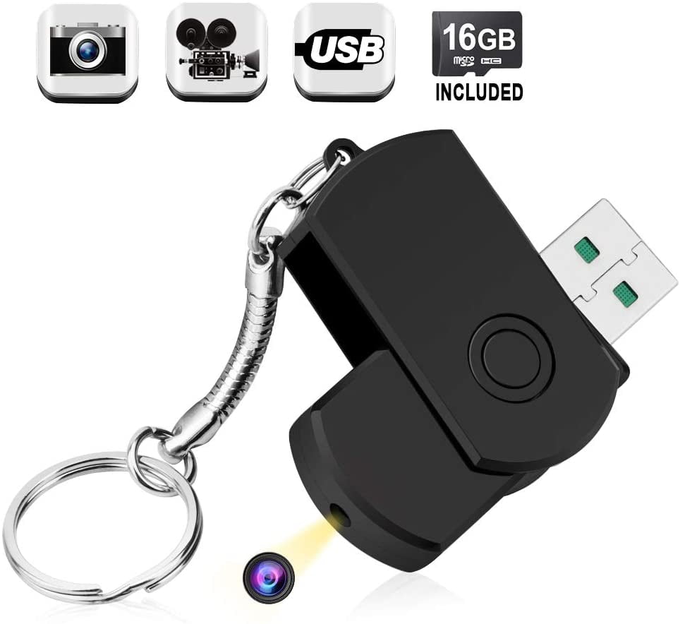 TOUGHSTY 16GB 1280x960 Mini Hidden Camera Digital Voice Recorder USB