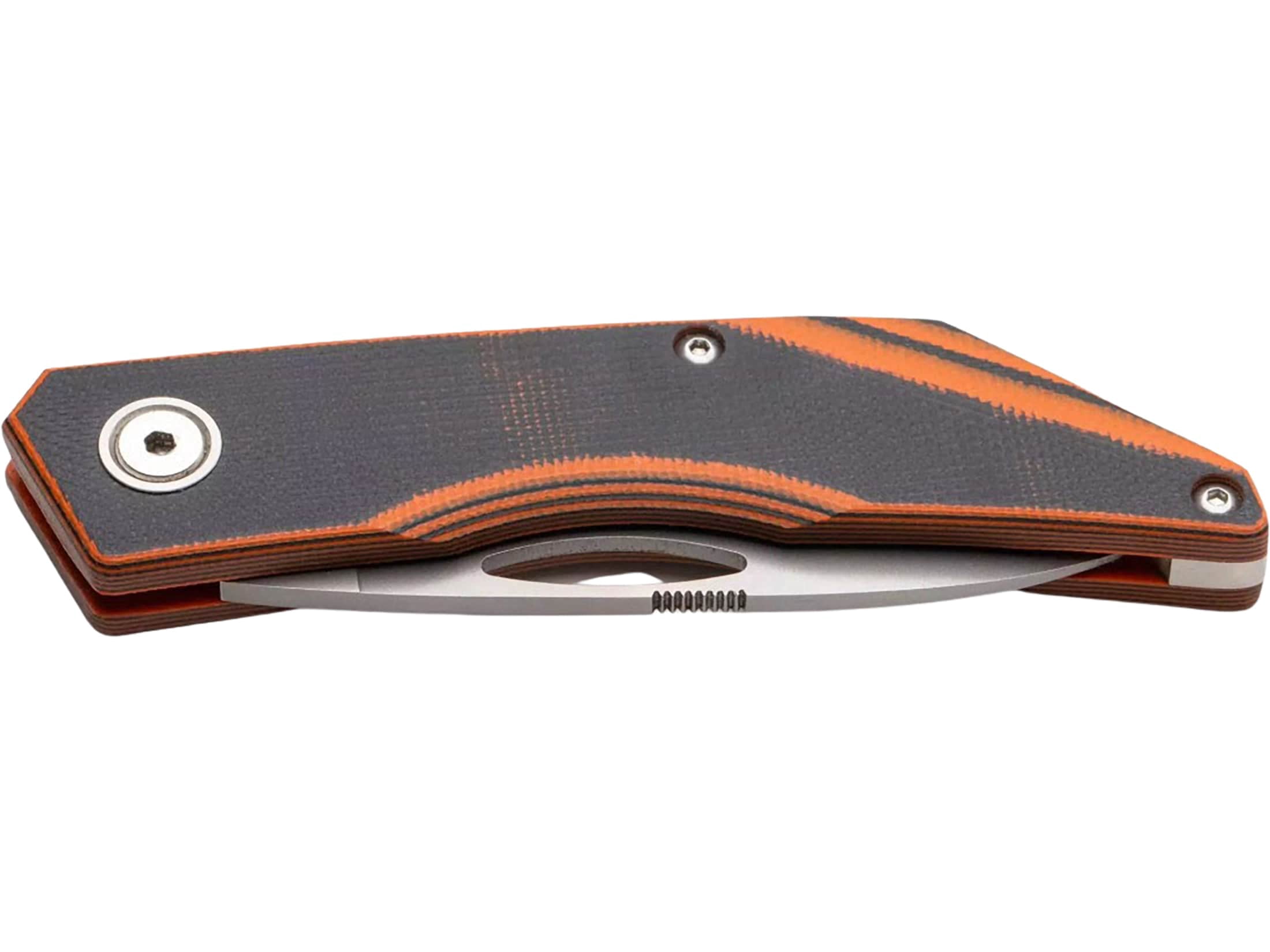 Knives of Alaska Osprey Pocket Knife 2.32" Drop Point D2 Bead Blasted Blade G-10 Handle Orange