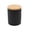 Black, variant on Ceramic Jar with Lid 16oz Ceramic Kitchen Jar w/ Air Sealing Bamboo Lid 500ml