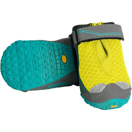 Party  Grip Trex Dog Shoes  Non-Slip Boots for Hot Pavement & Snow  Weatherproof Paw Protection with Breathable Mesh  Rugged Sole for Hiking  Lichen Green  2.50