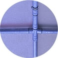 thumbnail image 1 of Ahgly Company Machine Washable Indoor Round Transitional Purple Mimosa Purple Area Rugs, 6' Round, 1 of 7