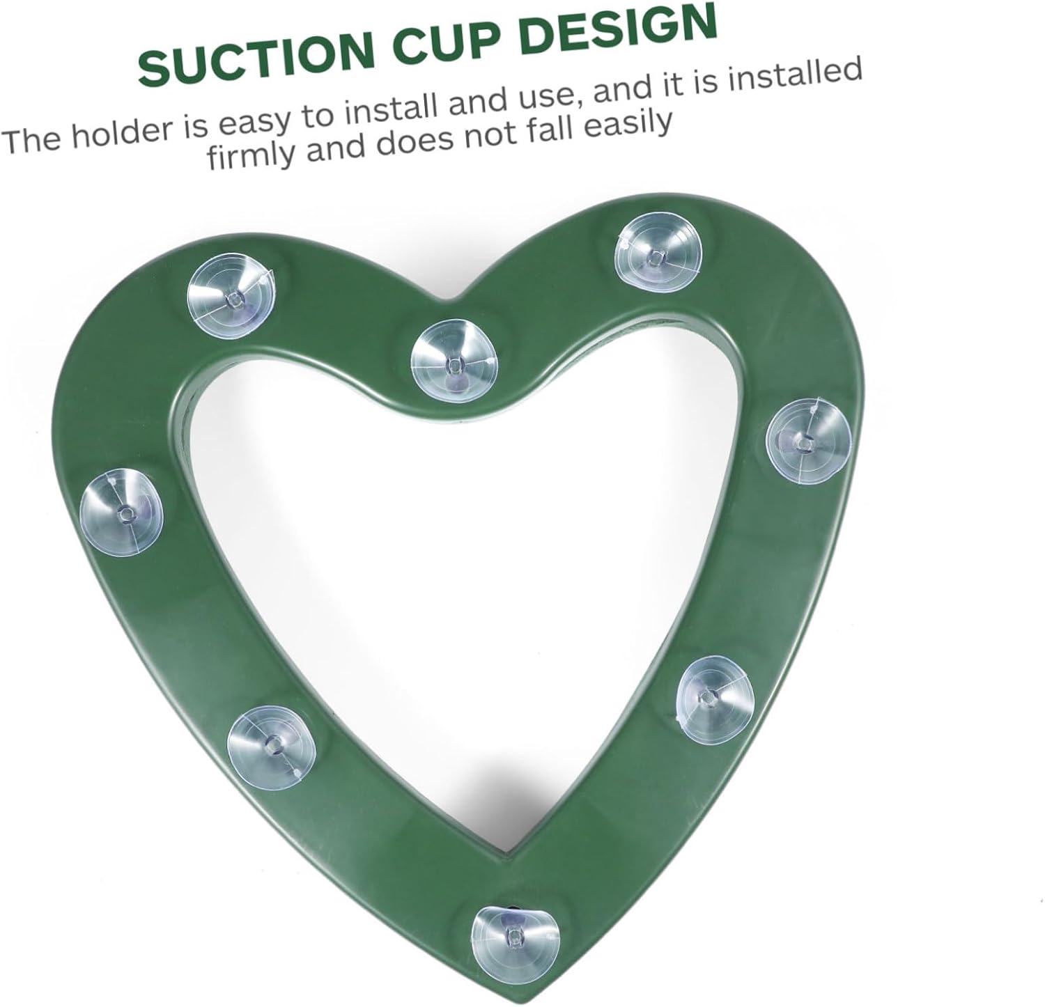ABCISI Floral Foam Block Shaped Floral Foam Cage with Suction Cup for Fresh or Flowers, Wedding Party Decorations, Dry and Wet Flower Cage Holder for Flower Arrangement