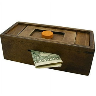 Enchanting Small Wood Box: Whimsical Brown Holder for Magical