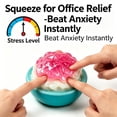 thumbnail image 4 of Roiihwy Shaved Ice Squish Toys, Slow Rebound Squeeze Stress Balls, Purple, 2.36"x2.56", Stress Relief Sensory Toys, 4 of 7