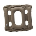 thumbnail image 1 of Cojín inflable tipo donut, portátil, innovador, transpirable, ergonómico, para silla. color café, 1 of 9
