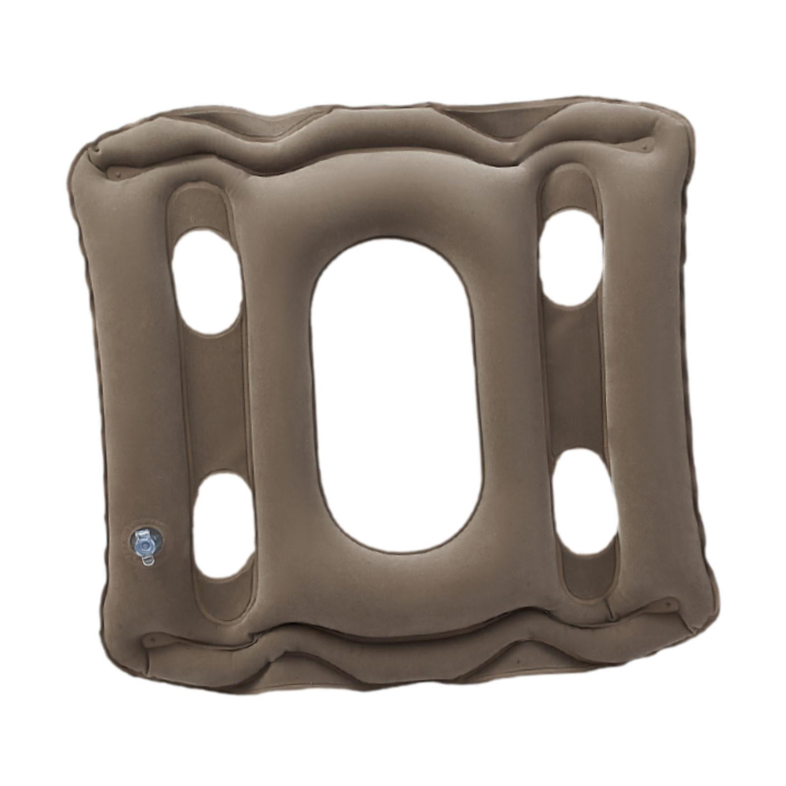Bothyi Inflatable Donut Cushion Portable Chair Cushions Lightweight Innovative Seat Pad coffee color