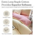 thumbnail image 5 of Hiroekza Premium All-Season 4-Piece Full Size Sheet Set, Cooling Bed Sheets for Hot Sleepers - 98% Cotton, Skin-friendly, Soft, Easy Wash, Solid Colors Yellow, 5 of 8