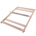 thumbnail image 5 of Máquina de tejer de telar de madera, herramienta de artesanía artesanal de lana para niños Feliz Sencillez, 5 of 5