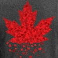 thumbnail image 3 of CafePress - Red Maple Leaf Long Sleeve Dark T Shirt - Long Sleeve Dark T-Shirt, 3 of 4