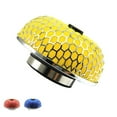 thumbnail image 2 of 76mm 3inch Red Blue Yellow Universal High Flow Cold Intake Filter with Cover for Car Engine Air Inlet Pipes Washable, 2 of 7