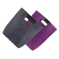 thumbnail image 2 of Shisuyan Purple Felt Bible Bag Simple and Fashionable 2Set 13.4X8.7X4.7In, 2 of 9