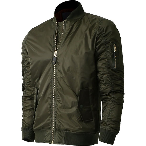 Ma Croix Ma Croix Mens Ma 1 Bomber Padded Jacket Lightweight Active Biker Flight Outwear Walmart Com Walmart Com
