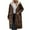 #06 Coffee, variant on Winter Coats for Women Warm Fleece Lined Overcoat Outerwear Full Zip ed Long Jackets Ladies Long Sleeve Down Jacket Longline Padded Puffer Coat Cardigans Quilted Raincoat
