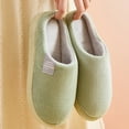 thumbnail image 5 of Women's Thick Bottom Home Slippers, Household Plush Slippers, Anti-slip Thermal Slippers, 5 of 5