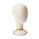 thumbnail image 2 of Pelucas resistentes Display Head Hairpiece Maniquí Base resistente Estable 21 pulgadas Maniquí de cabello multipropósito para auriculares Tienda Dorado, 2 of 8