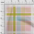 thumbnail image 1 of oneOone Cotton Silk Fabric Madras Check Printed Craft Fabric BTY 42 Inch Wide, 1 of 4