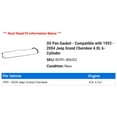 thumbnail image 2 of Oil Pan Gasket - Compatible with 1993 - 2004 Jeep Grand Cherokee 4.0L 6-Cylinder 1994 1995 1996 1997 1998 1999 2000 2001 2002 2003, 2 of 2