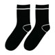 thumbnail image 5 of Calcetines de otoño e invierno para hombre y mujer, calcetines hasta la mitad de la pantorrilla, calcetines deportivos casuales con rayas en forma de R, transpirables, absorbentes del sudor, de, 5 of 6