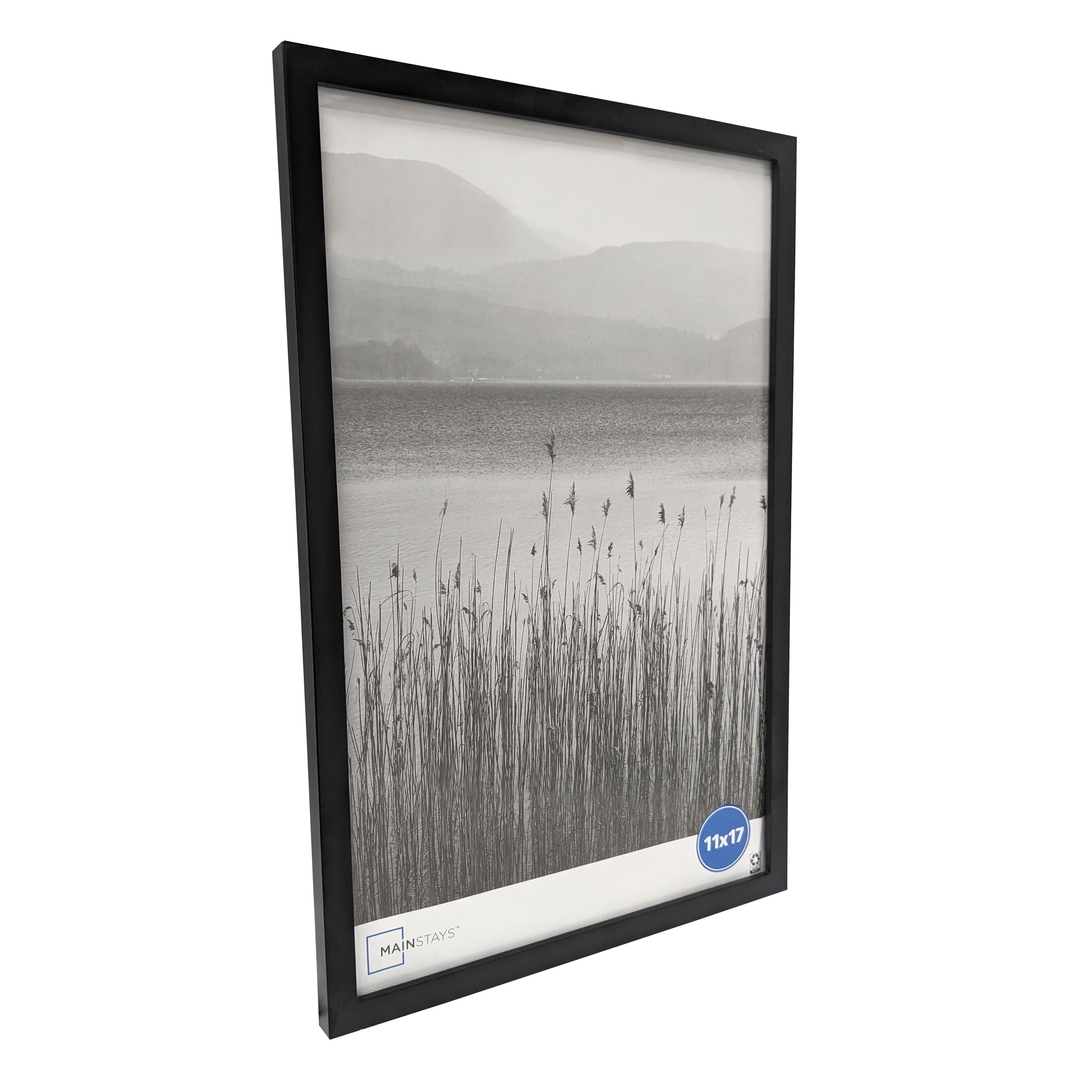 (2 pack) Mainstays – 11x17 Picture Frame – Black Gallery Linear Program Wall Photo Frame