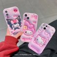 Hello Kitty Sanrio Kuromi my melody Anime Phone Case For iPhone 15 14