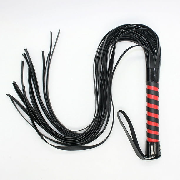 Red Sm Whip Alternative Toy Small Leather Whip