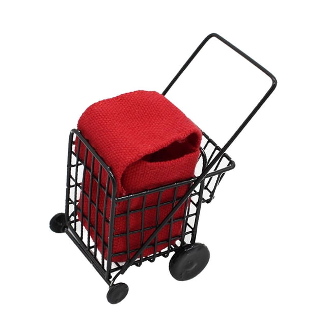 Carro de Miniatura Yotijar Bolsa Roja Juguete de Imitación