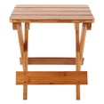 thumbnail image 2 of Foldable Solid Wood Kids Square Stool Portable Household Furniture, 2 of 7