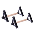 thumbnail image 4 of DimyFew 2Pcs Wood Push up Handstand Non Slip Base Parallel Heavy Duty Push up Stands for Black, 4 of 8