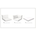 thumbnail image 1 of Ensemble Coussin pour MONACO-09b en Voile Blanche, 1 of 2