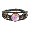 thumbnail image 1 of Pulsera Marina Tejida en Cuero Unbranded Alemania Ciudad Nombre Estilo de Mapa, 1 of 4