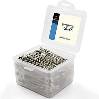 Hello Hobby Size 2 Steel Silver Safety Pins (125 Count)
