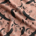 thumbnail image 1 of Soimoi Bird Print,Cotton Poplin Sewing Fabric Sold by The Yard- 42 Inch WideSewing Craft Quilting/ Quilt Making Fabric -Orange, 1 of 5