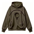 thumbnail image 3 of TZZQ Pet Pouch Hoodie Sweatshirt for Women Long Sleeve Cat Pullover Sweatshirt with Pull Pocket Soft Comfy Drop Shoulder Puppy Sherpa Cat Carrier Tunic Hoodie Shirt with Zip Pocket Green M, 3 of 6
