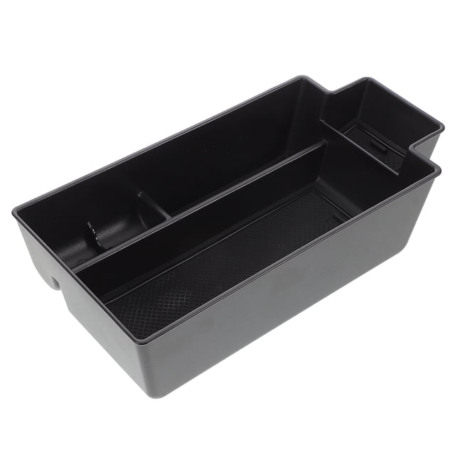 WHAMVOX Caja De Almacenamiento Para Apoyabrazos De Auto Color Negro Resistente A Impactos