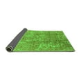thumbnail image 2 of Ahgly Company Indoor Round Oriental Green Industrial Area Rugs, 3' Round, 2 of 4