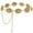 B-Gold, variant on WHIPPY Womens Metal Waist Chain Belt Western Belts for Jeans Dresses