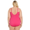 thumbnail image 2 of Time and Tru Women's V Wire Swimsuit, 1-Piece, Sizes XS-3X, 2 of 5