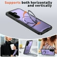 thumbnail image 6 of Allytechgroup Anti-Scratch Hard Shell Back Cover Cell Phone Case for Samsung Galaxy S24, Purple, 6 of 6