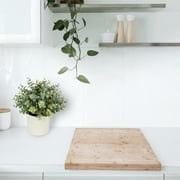 Mainstays 8.5 Artificial Eucalyptus Plant in Cream Pot