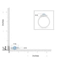 thumbnail image 3 of ANGARA Natural Classic Round Aquamarine and Diamond Three Stone Ring in 925 Sterling Silver for Women (Size-5mm) | March Birthstone, Anniversary, Jewelry Gift for Women | Natural Aquamarine Ring, 3 of 7