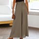 thumbnail image 5 of Pantalones De Salón Pantalones cómodos para mujer Estilo bohemio Pantalones elegantes Ropa diaria (Verde S) Cgtredaw para Mujer Verde T M, 5 of 6