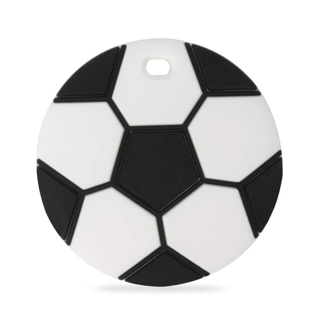 Mordedor para bebé Cuebo, pelota de fútbol de silicona