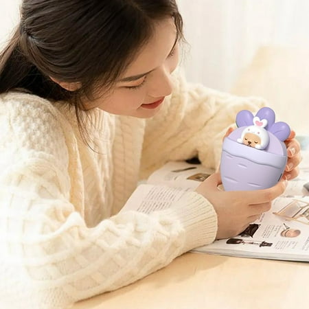 

New Cute Carrot Electric Hand Warmer Rechargeable Birthday Gift Children s Hand Warmer Home Appliances
