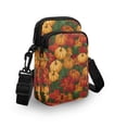 thumbnail image 3 of HELLHERO Sling Bag Pumpkins Maple Leaves Lightweight Travel Crossbody Purse for Men, Women, 3 of 7
