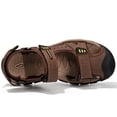 thumbnail image 3 of LASUDRAA Mens Closed Toe Outdoor Sandals Waterproof Hiking Sandals with Adjustable Straps Non Slip Summer Beach Shoes, 3 of 8