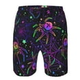 thumbnail image 4 of Disketp Men'S Swim Trunks Hawaiian Breathable Surf Beach Swimsuits Mesh Lining Beach Shorts With Pockets-Multi-Colored Spiders, 4 of 9