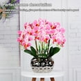 thumbnail image 2 of Orquídeas artificiales Bearachild Bonsai Phalaenopsis para decoración de sala de estar Boda color rosa, 2 of 6