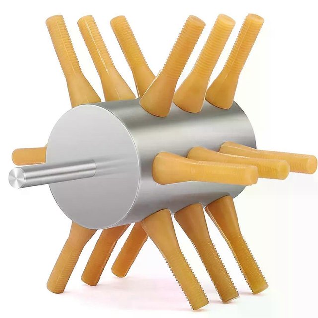Chicken Plucker Drill Attachment Stainless Steel Chicken Plucker 18-Fingers Chicken Feather Removal Plucker Machine