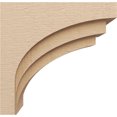 thumbnail image 3 of 10"W x 20"D x 20"H Classic Rockford Rough Cedar Woodgrain TimberThane Corbel, Primed Tan, 3 of 6