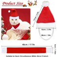 thumbnail image 2 of Disfraz de Navidad para perro gato, trajes de Navidad para mascotas, disfraz de gato de Navidad, disfraz de perro de Navidad, disfraz de Navidad para Navidad, fiesta, cumpleaños (A), 2 of 5